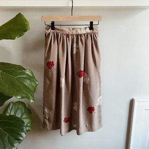 Vintage Jones New York Gray Midi Skirt